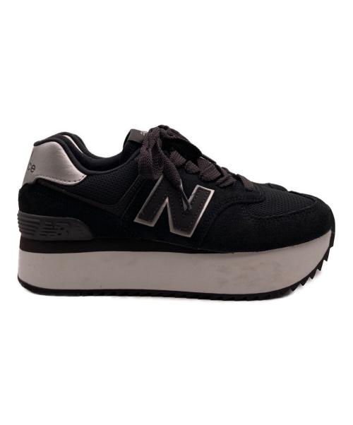 NEW BALANCE（ニューバランス）NEW BALANCE (ニューバランス) ローカットスニーカー ブラック サイズ:24.5の古着・服飾アイテム