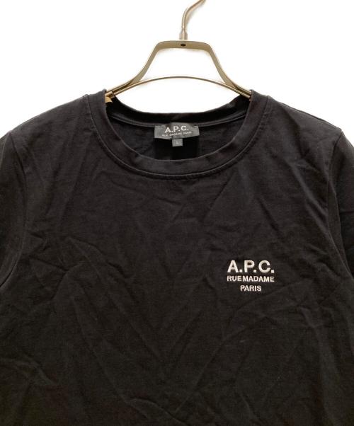 A.P.C.（アーペーセー）A.P.C. (アーペーセー) 半袖カットソー ブラック サイズ:Lの古着・服飾アイテム