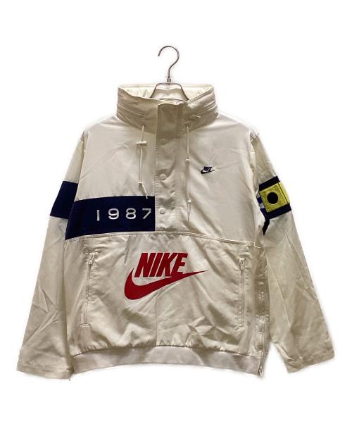 NIKE（ナイキ）NIKE (ナイキ) リイシュー ウィリワウ ウーブン ジャケット ホワイト サイズ:Mの古着・服飾アイテム