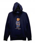 POLO RALPH LAURENポロ・ラルフローレン）の古着「ポロベアプルオーバーパーカー」｜ネイビー