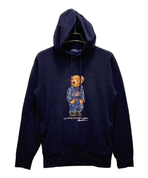POLO RALPH LAUREN（ポロ・ラルフローレン）POLO RALPH LAUREN (ポロ・ラルフローレン) ポロベアプルオーバーパーカー ネイビー サイズ:Sの古着・服飾アイテム