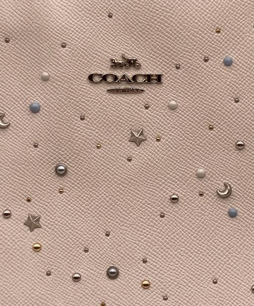 COACH（コーチ）COACH (コーチ) セレスティアルトートバッグ ホワイトの古着・服飾アイテム