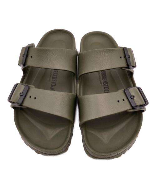 BIRKENSTOCK（ビルケンシュトック）BIRKENSTOCK (ビルケンシュトック) アリゾナ EVA ストラップサンダル グリーン サイズ:23の古着・服飾アイテム