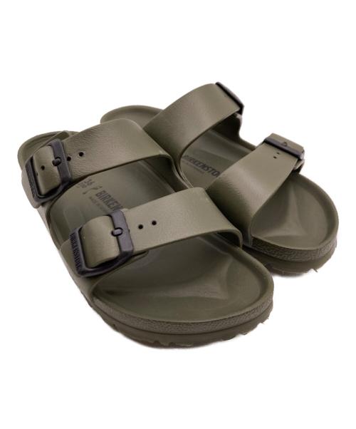 BIRKENSTOCK（ビルケンシュトック）BIRKENSTOCK (ビルケンシュトック) アリゾナ EVA ストラップサンダル グリーン サイズ:23の古着・服飾アイテム