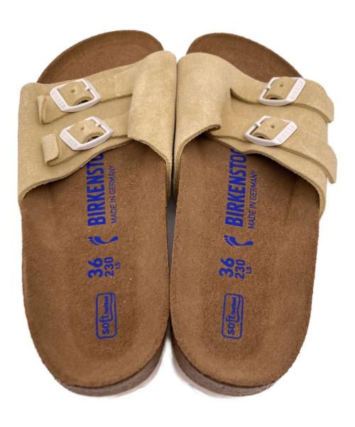BIRKENSTOCK（ビルケンシュトック）BIRKENSTOCK (ビルケンシュトック) ファドゥーツ スウェードストラップサンダル ベージュ サイズ:23の古着・服飾アイテム