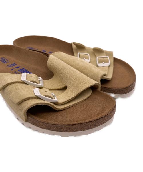 BIRKENSTOCK（ビルケンシュトック）BIRKENSTOCK (ビルケンシュトック) ファドゥーツ スウェードストラップサンダル ベージュ サイズ:23の古着・服飾アイテム