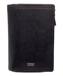 TAKEO KIKUCHI（タケオキクチ）の古着「マックス セミ長財布（カード段10）」｜ブラック