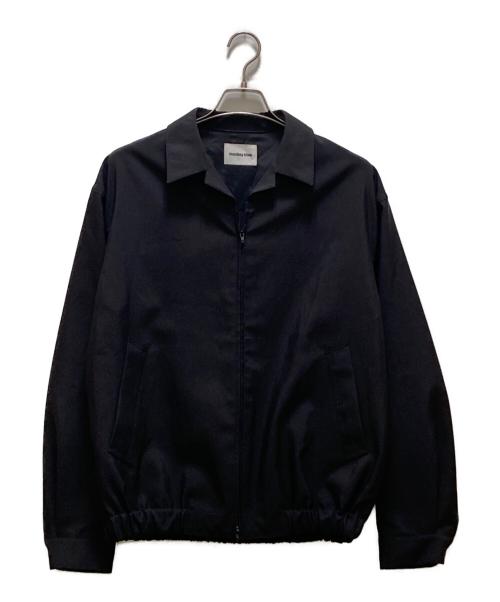 MONKEY TIME（モンキータイム）MONKEY TIME (モンキータイム) エアーバックサテンシリーズ ジップ ブルゾン ブラック サイズ:Lの古着・服飾アイテム