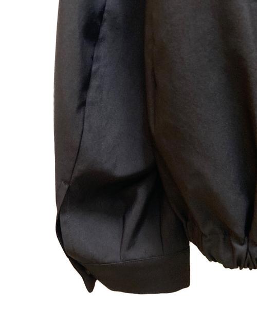 MONKEY TIME（モンキータイム）MONKEY TIME (モンキータイム) エアーバックサテンシリーズ ジップ ブルゾン ブラック サイズ:Lの古着・服飾アイテム