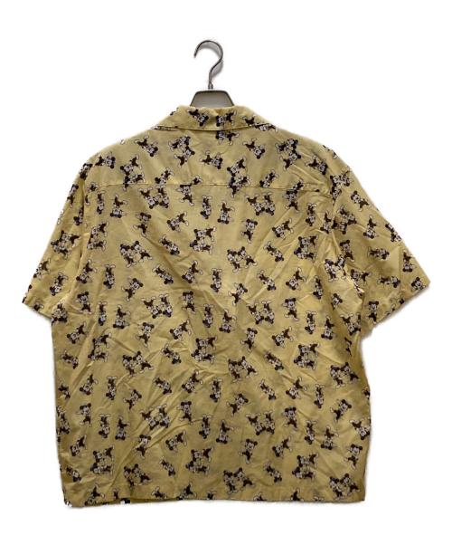 ZARA（ザラ）ZARA (ザラ) Disney (ディズニー) Harry Lambert (ハリー・ランバート) コラボオープンカラーシャツ イエロー サイズ:USA XL 未使用品の古着・服飾アイテム