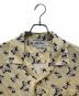 中古・古着 ZARA (ザラ) Disney (ディズニー) Harry Lambert (ハリー・ランバート) コラボオープンカラーシャツ イエロー サイズ:USA XL 未使用品：5000円