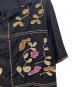 中古・古着 ZARA (ザラ) 刺繍オープンカラーシャツ ブラック サイズ:L：5000円