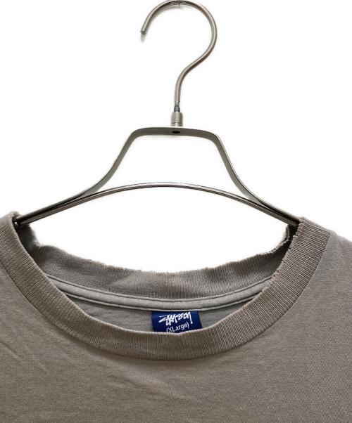 stussy（ステューシー）stussy (ステューシー) 90s 星条旗プリントTシャツ グレー サイズ:XLの古着・服飾アイテム