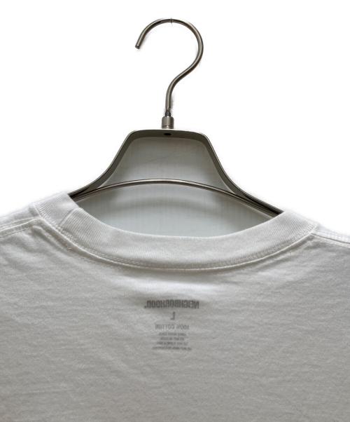 NEIGHBORHOOD（ネイバーフッド）NEIGHBORHOOD (ネイバーフッド) 洗濯表示 Tシャツ ホワイト サイズ:Lの古着・服飾アイテム