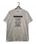 NEIGHBORHOOD（ネイバーフッド）の古着「洗濯表示 Tシャツ」｜ホワイト