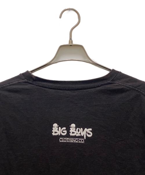 BIG BOYS CLOTHING CO,（ビッグ・ボーイズ・クロージング・カンパニー）BIG BOYS CLOTHING CO, (ビッグ・ボーイズ・クロージング・カンパニー) オールドプリントTシャツ ブラック サイズ:タグ無しの為不明の古着・服飾アイテム