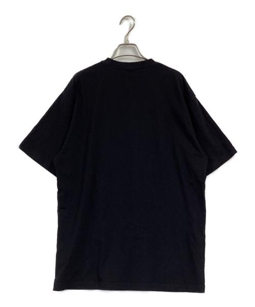 THE BLACK EYE PATCH（ブラックアイパッチ）THE BLACK EYE PATCH (ブラックアイパッチ) ファイヤーセンターロゴTシャツ ブラック サイズ:XLの古着・服飾アイテム