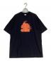THE BLACK EYE PATCH（ブラックアイパッチ）の古着「ファイヤーセンターロゴTシャツ」｜ブラック