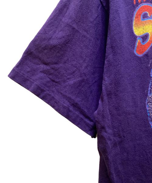 Hanes（ヘインズ）Hanes (ヘインズ) 90sヴィンテージプリントTシャツ パープル サイズ:Lの古着・服飾アイテム