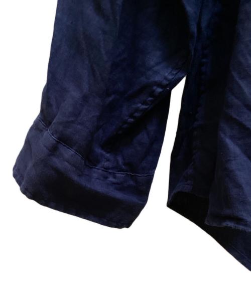 POLO RALPH LAUREN（ポロ・ラルフローレン）POLO RALPH LAUREN (ポロ・ラルフローレン) ボタンダウンリネンシャツ ブルー サイズ:Lの古着・服飾アイテム