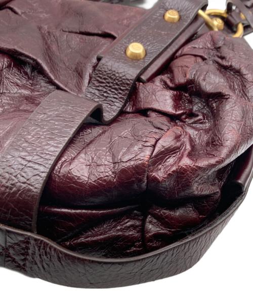 Francesco Biasia（フランシスコ ビアジア）Francesco Biasia (フランシスコ ビアジア) レザートートバッグ ボルドーの古着・服飾アイテム