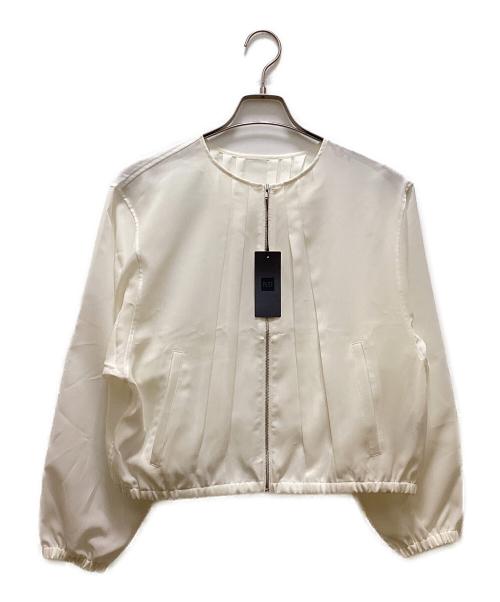 PLST（プラステ）PLST (プラステ) シアーブルゾン ホワイト サイズ:M 未使用品の古着・服飾アイテム