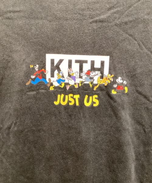 KITH（キス）KITH (キス) Disney (ディズニー) コラボ ミッキーアンドフレンズファミリー プリントTシャツ ブラック サイズ:Mの古着・服飾アイテム