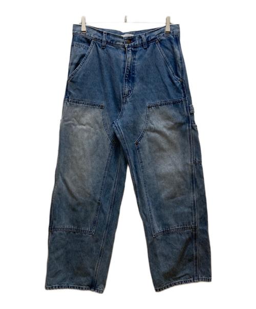 FREAK'S STORE（フリークスストア）FREAK'S STORE (フリークスストア) ダブルニーデニムパンツ インディゴ サイズ:Mの古着・服飾アイテム
