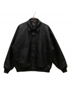 中古・古着通販】NAUTICA (ノーティカ) レザージャケット ブラック