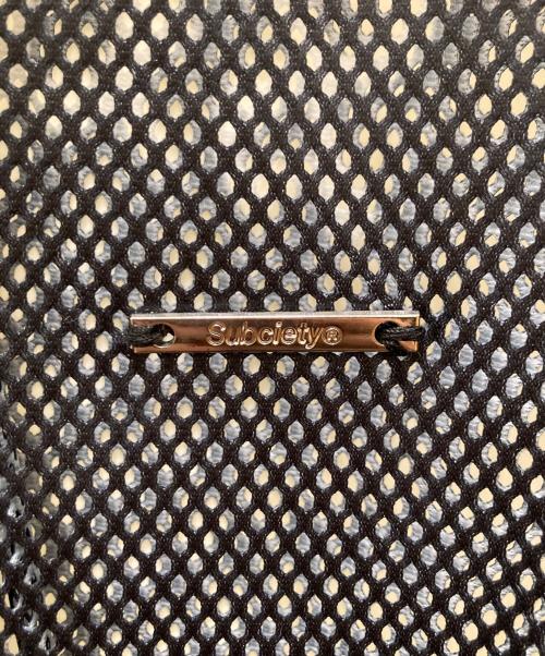 SUBCIETY（サブサエティ）SUBCIETY (サブサエティ) ヘキサゴナル メッシュシャツ ブラック サイズ:XLの古着・服飾アイテム