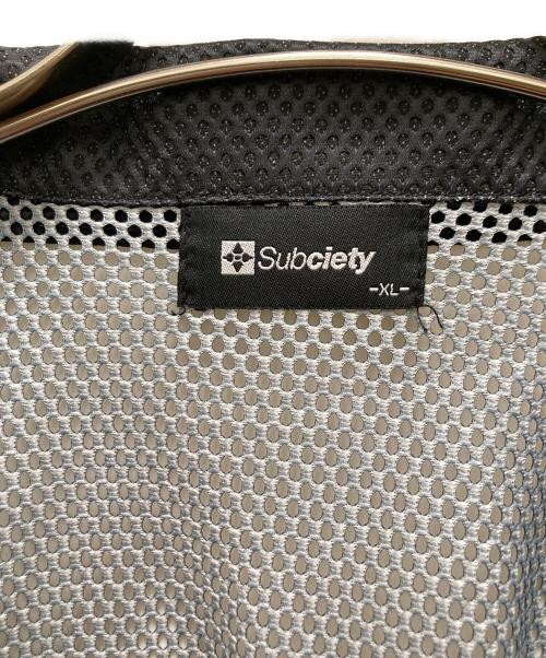 SUBCIETY（サブサエティ）SUBCIETY (サブサエティ) ヘキサゴナル メッシュシャツ ブラック サイズ:XLの古着・服飾アイテム