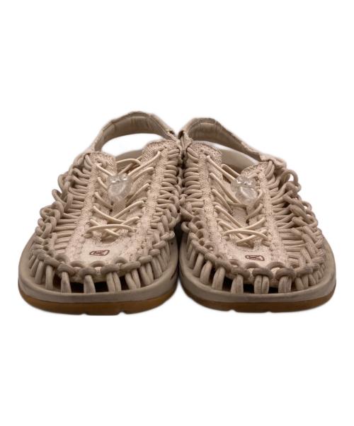 KEEN（キーン）KEEN (キーン) ユニーク キャンバスサンダル ベージュ サイズ:27.5の古着・服飾アイテム