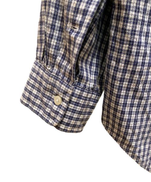 POLO RALPH LAUREN（ポロ・ラルフローレン）POLO RALPH LAUREN (ポロ・ラルフローレン) チェックシャツ ブルー サイズ:Lの古着・服飾アイテム