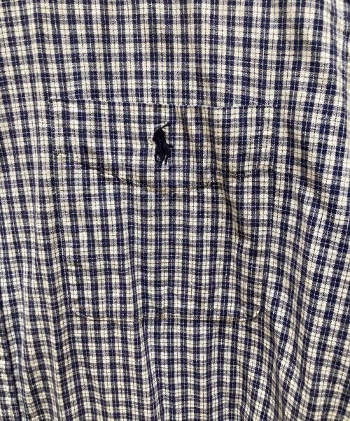 POLO RALPH LAUREN（ポロ・ラルフローレン）POLO RALPH LAUREN (ポロ・ラルフローレン) チェックシャツ ブルー サイズ:Lの古着・服飾アイテム