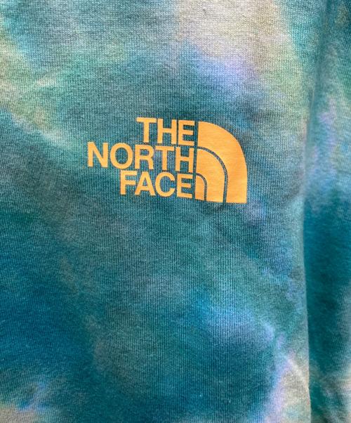 THE NORTH FACE（ザ ノース フェイス）THE NORTH FACE (ザ ノース フェイス) ショートスリーブタイダイハンドライティングティー ブルー サイズ:XLの古着・服飾アイテム