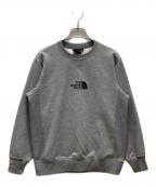 THE NORTH FACEザ ノース フェイス）の古着「ロゴクルーネックスウェット」｜グレー