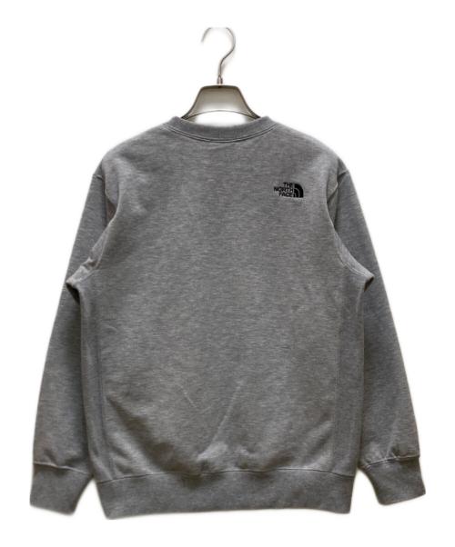 THE NORTH FACE（ザ ノース フェイス）THE NORTH FACE (ザ ノース フェイス) ロゴクルーネックスウェット グレー サイズ:Mの古着・服飾アイテム