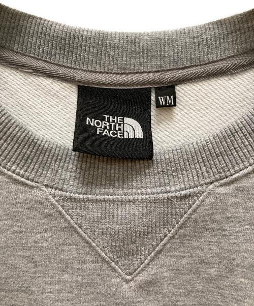 THE NORTH FACE（ザ ノース フェイス）THE NORTH FACE (ザ ノース フェイス) ロゴクルーネックスウェット グレー サイズ:Mの古着・服飾アイテム