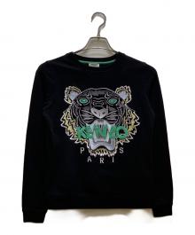 KENZO（ケンゾー）の古着「タイガー刺繍 スウェット」｜ブラック