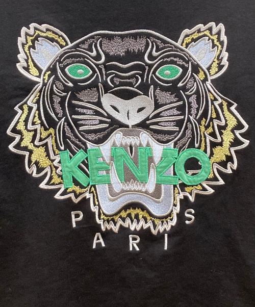 KENZO（ケンゾー）KENZO (ケンゾー) タイガー刺繍 スウェット ブラック サイズ:XSの古着・服飾アイテム