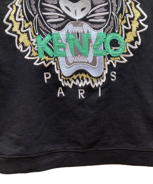 KENZO（ケンゾー）KENZO (ケンゾー) タイガー刺繍 スウェット ブラック サイズ:XSの古着・服飾アイテム