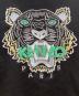 中古・古着 KENZO (ケンゾー) タイガー刺繍 スウェット ブラック サイズ:XS：7000円