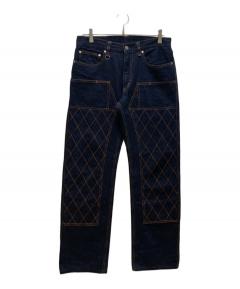 中古・古着通販】CarHartt (カーハート) ブラックダブルニーパンツ
