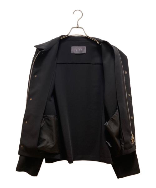 CITY（シティ）CITY (シティ) ダブルジップブルゾン ブラック サイズ:1の古着・服飾アイテム
