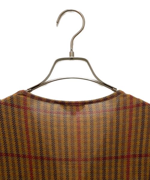 MaxMara（マックスマーラ）MaxMara (マックスマーラ) カシュクールワンピース ブラウン サイズ:38の古着・服飾アイテム