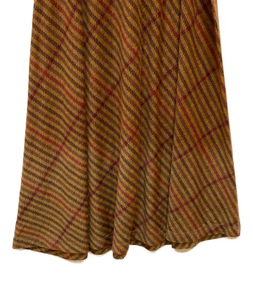 MaxMara（マックスマーラ）MaxMara (マックスマーラ) カシュクールワンピース ブラウン サイズ:38の古着・服飾アイテム