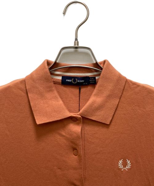 FRED PERRY（フレッドペリー）FRED PERRY (フレッドペリー) スプリット ディテール ピケ ドレス オレンジ サイズ:40の古着・服飾アイテム