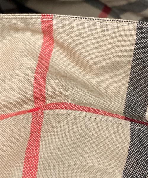 Burberry's（バーバリーズ）Burberry's (バーバリーズ) ノバチェック半袖ウールシャツ ベージュ サイズ:17BRの古着・服飾アイテム