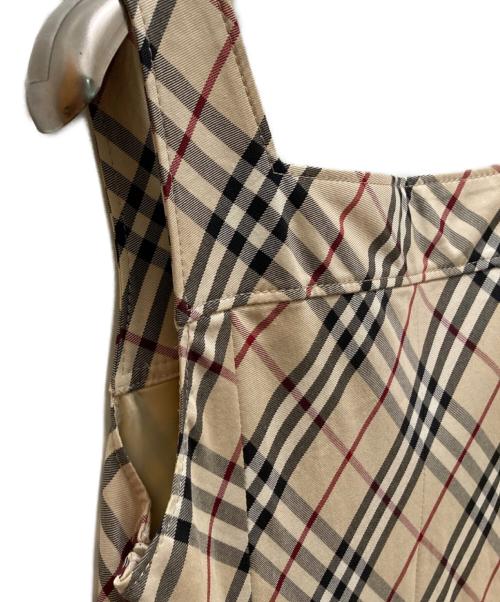 BURBERRY BLUE LABEL（バーバリー ブルー レーベル）BURBERRY BLUE LABEL (バーバリー ブルー レーベル) ノバチェックノースリーブワンピース ベージュ サイズ:38の古着・服飾アイテム