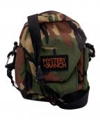MYSTERY RANCHミステリーランチ）の古着「カモ柄ショルダーバッグ」｜グリーン